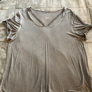 Soft gray tee